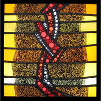 stained_glass/ modern / painted/ custom